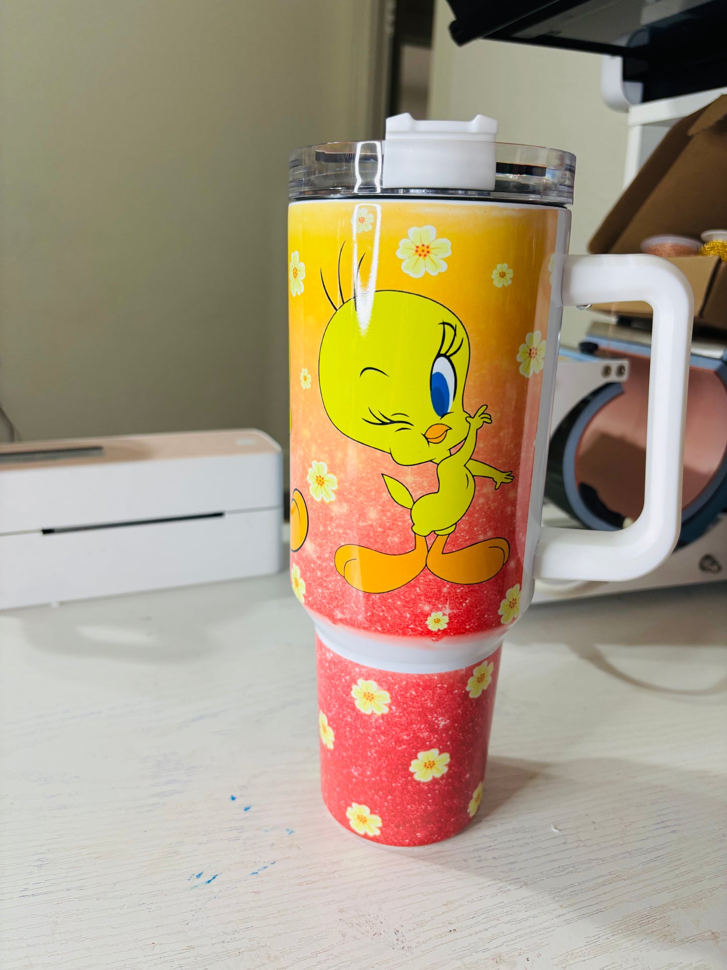 Tweety 40oz tumbler