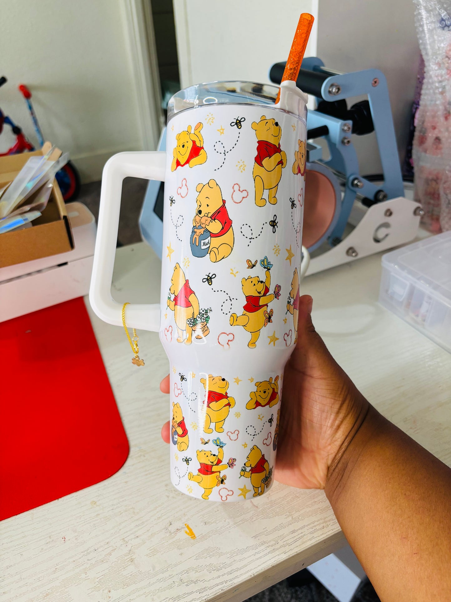 Cute bear 40oz tumbler