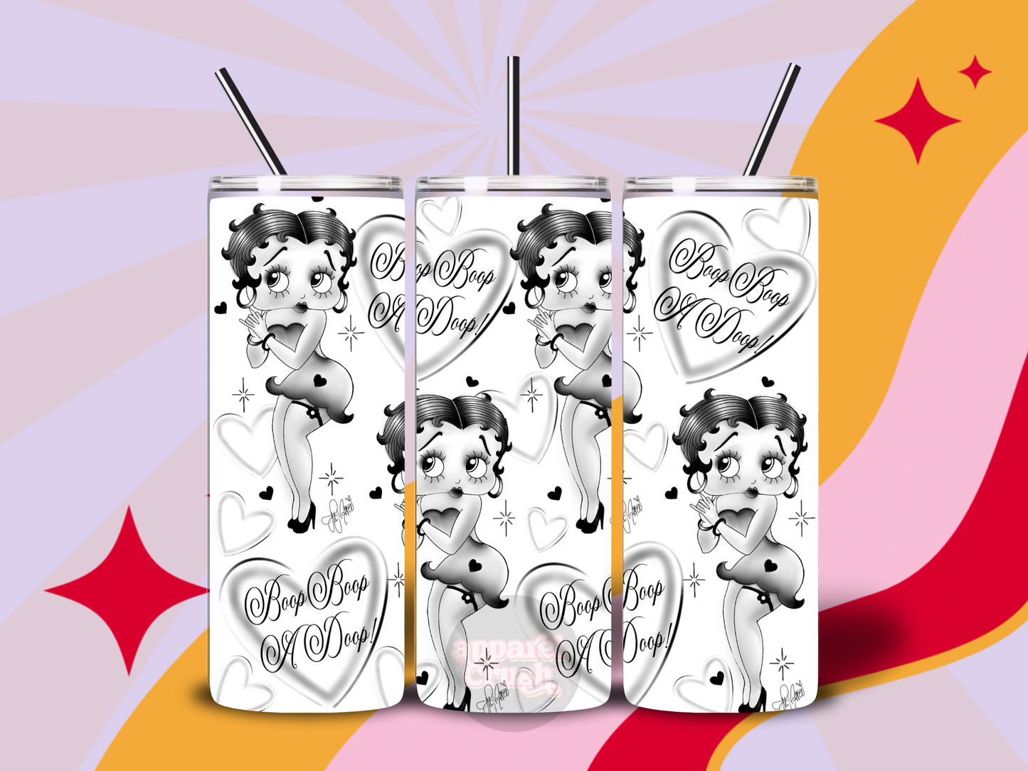 Sketch Betty 20oz tumbler