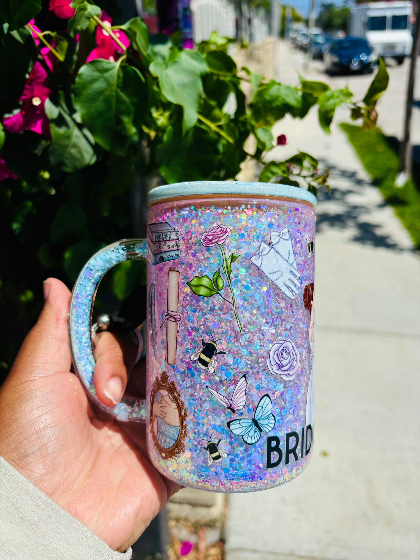 I burn for you snow globe mug