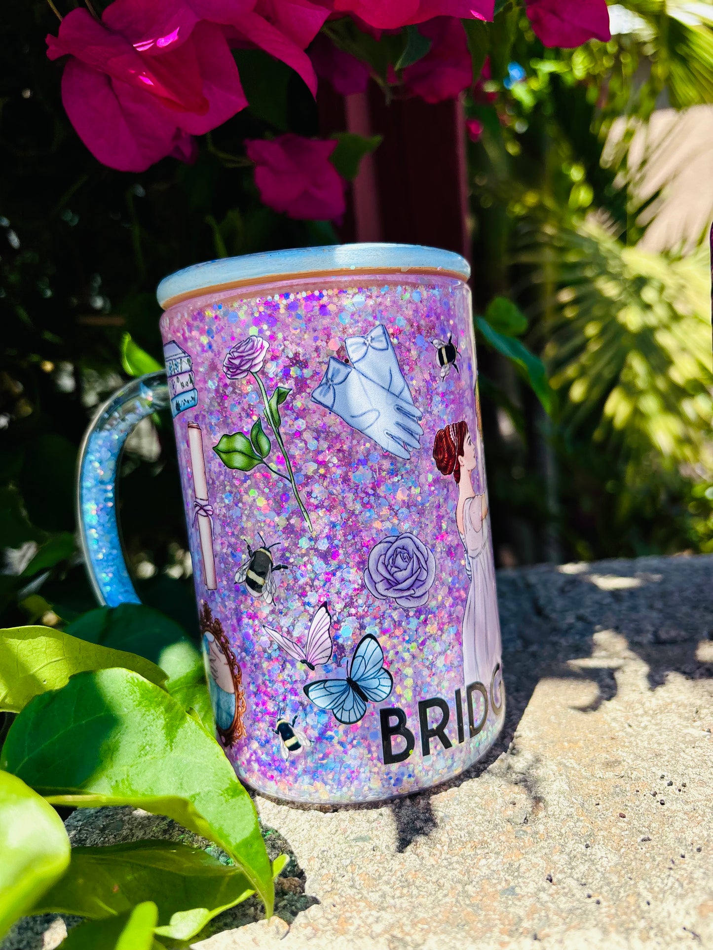 I burn for you snow globe mug
