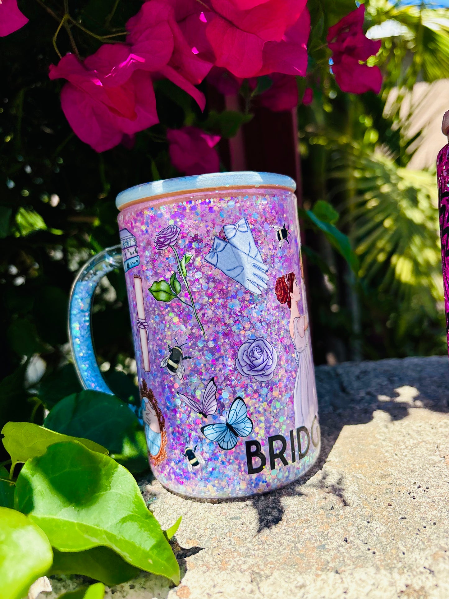 I burn for you snow globe mug