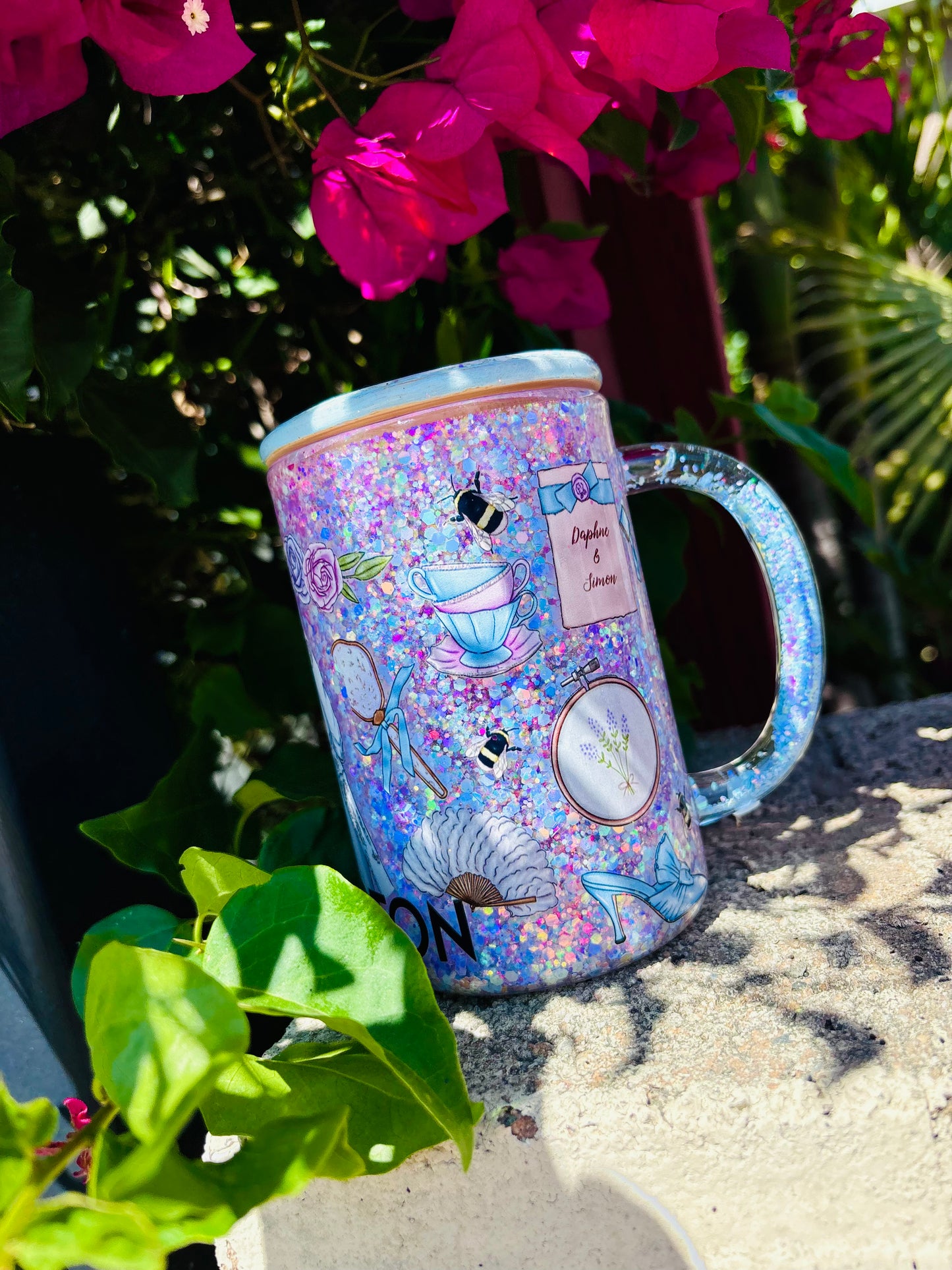 I burn for you snow globe mug