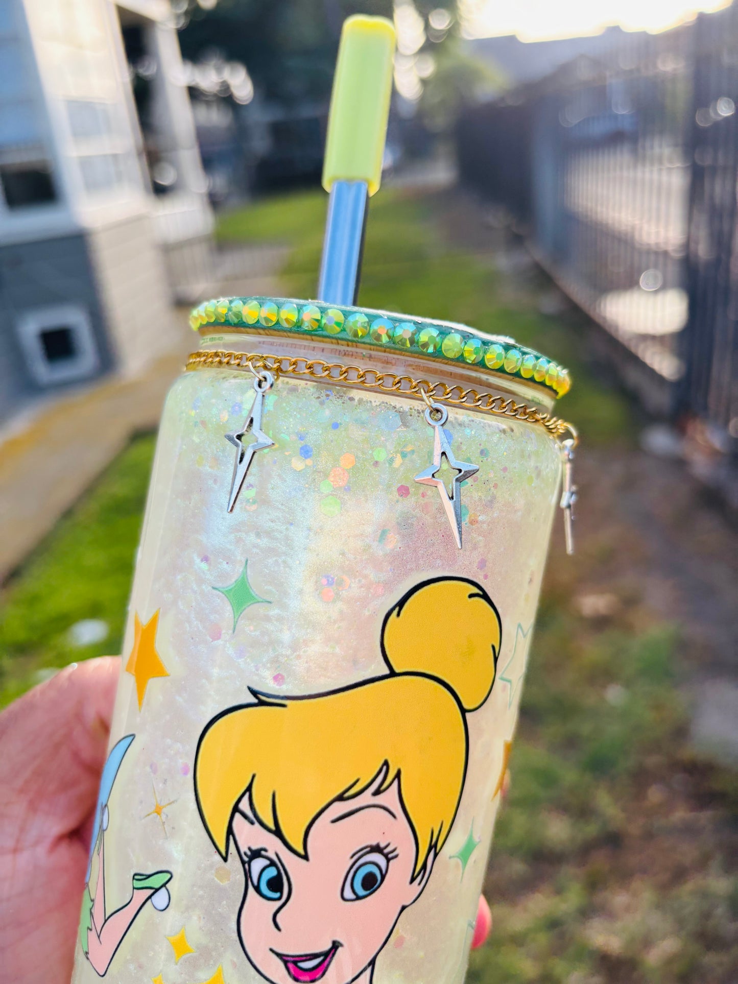Tink 16oz snow globe cup