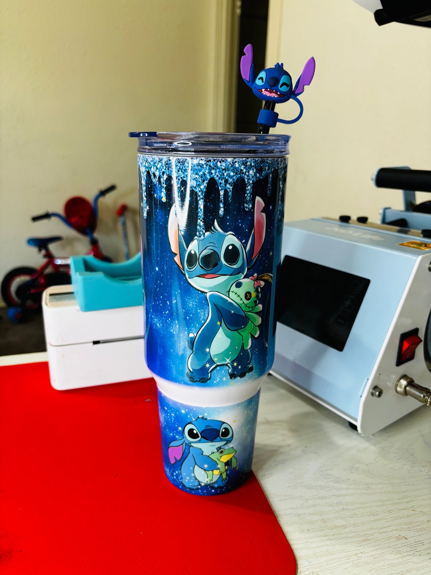 Starry stitch 40oz tumbler