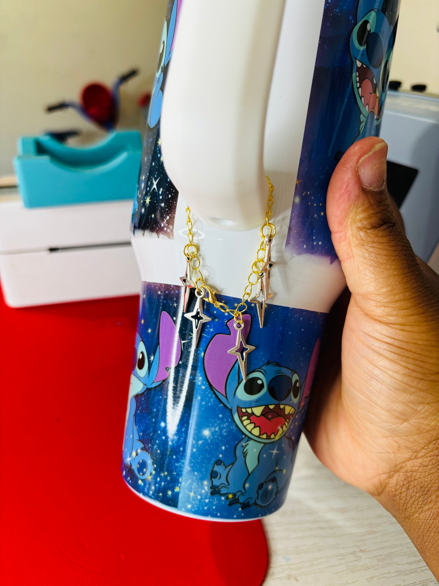 Starry stitch 40oz tumbler