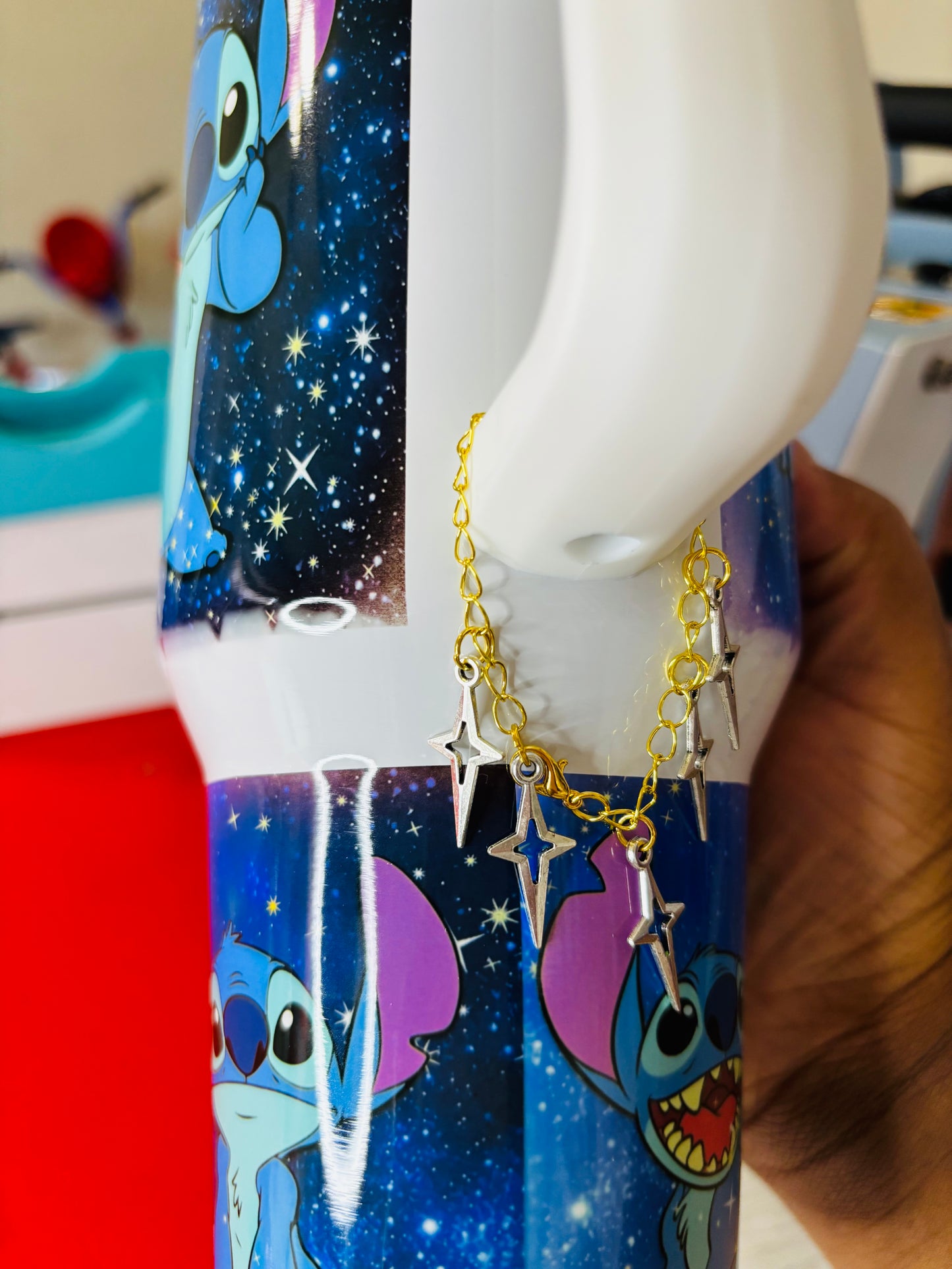 Starry stitch 40oz tumbler