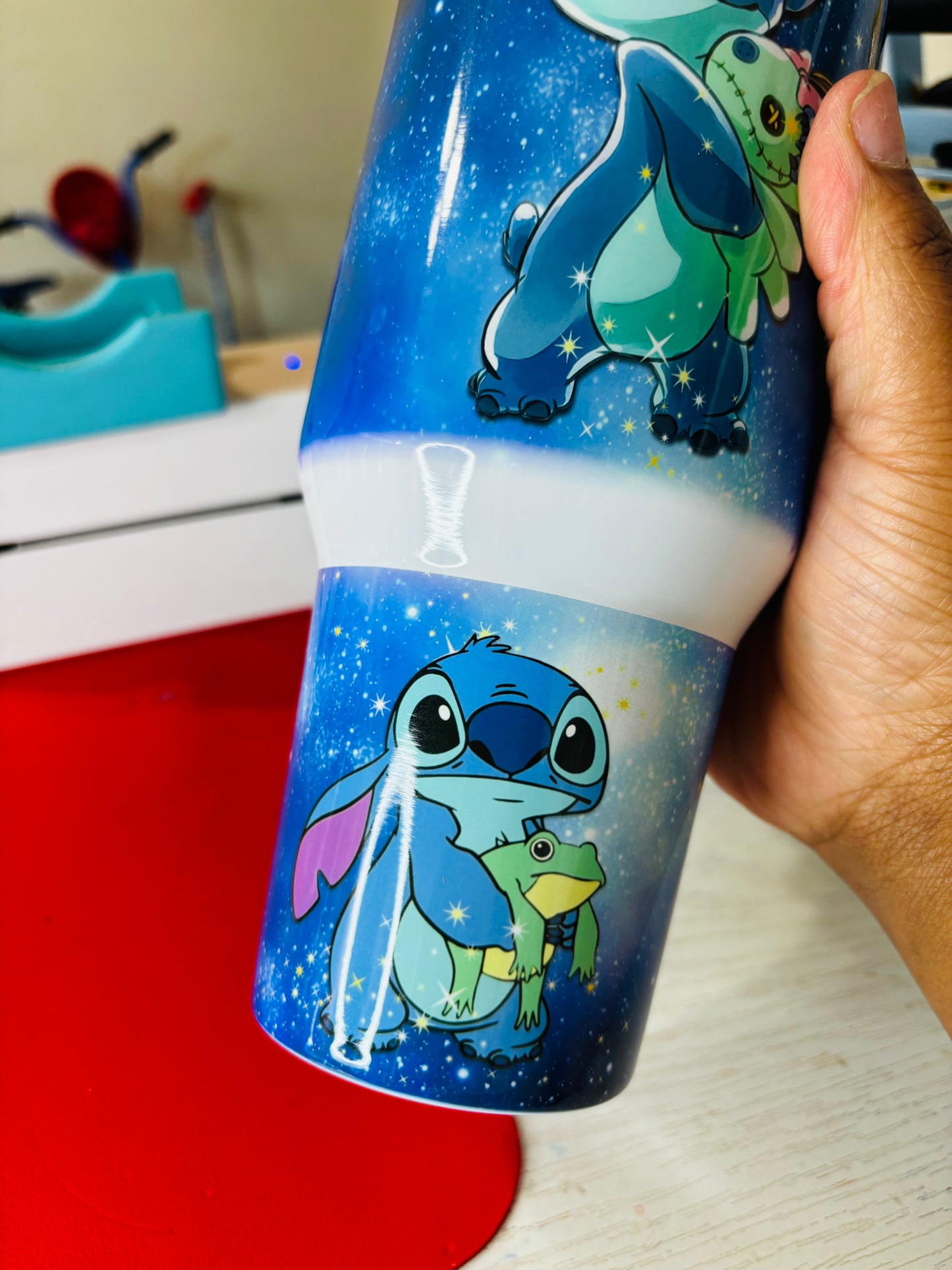 Starry stitch 40oz tumbler