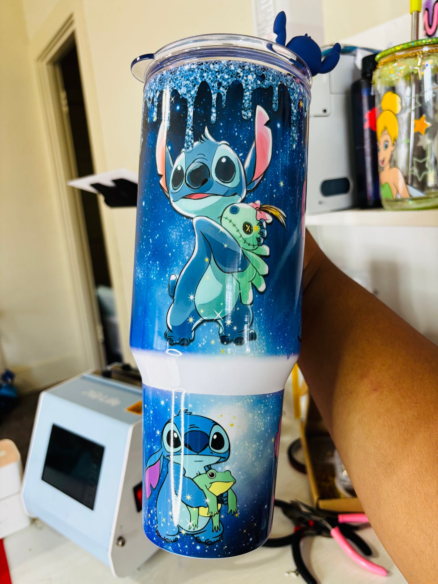 Starry stitch 40oz tumbler