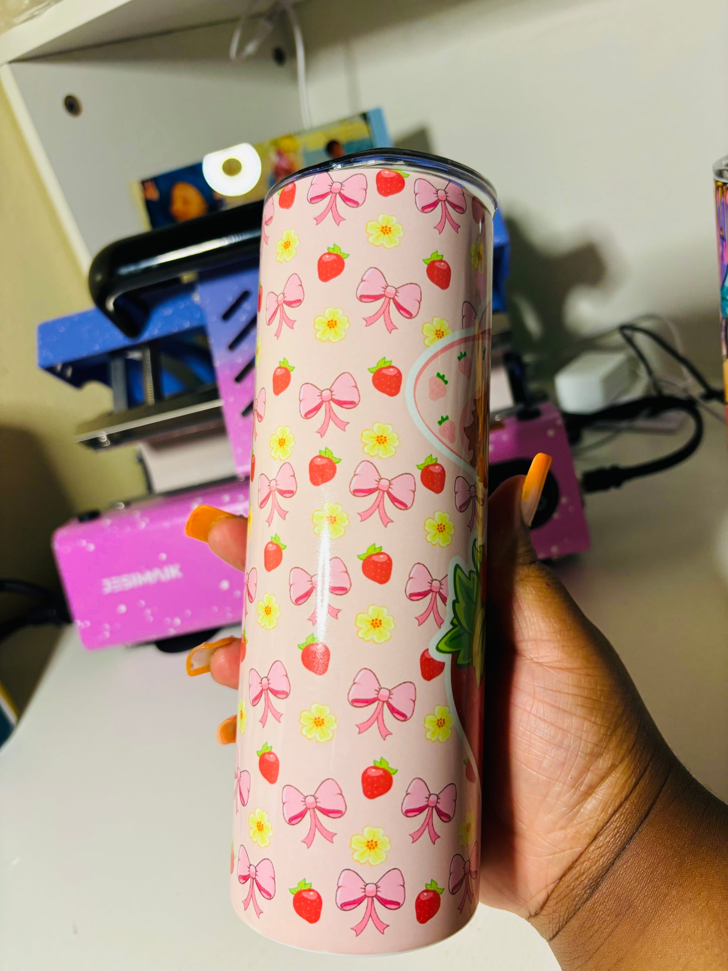 Strawberry shortcake tumbler