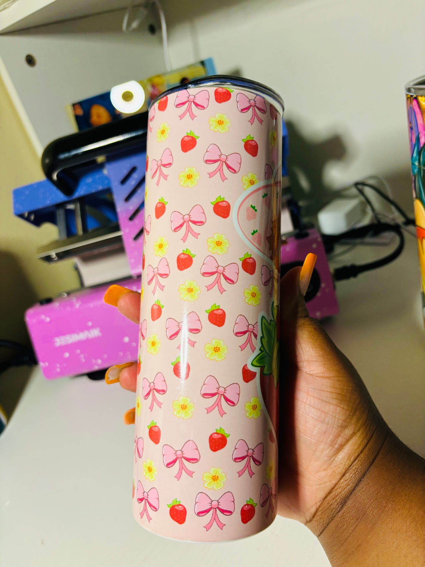 Strawberry shortcake tumbler