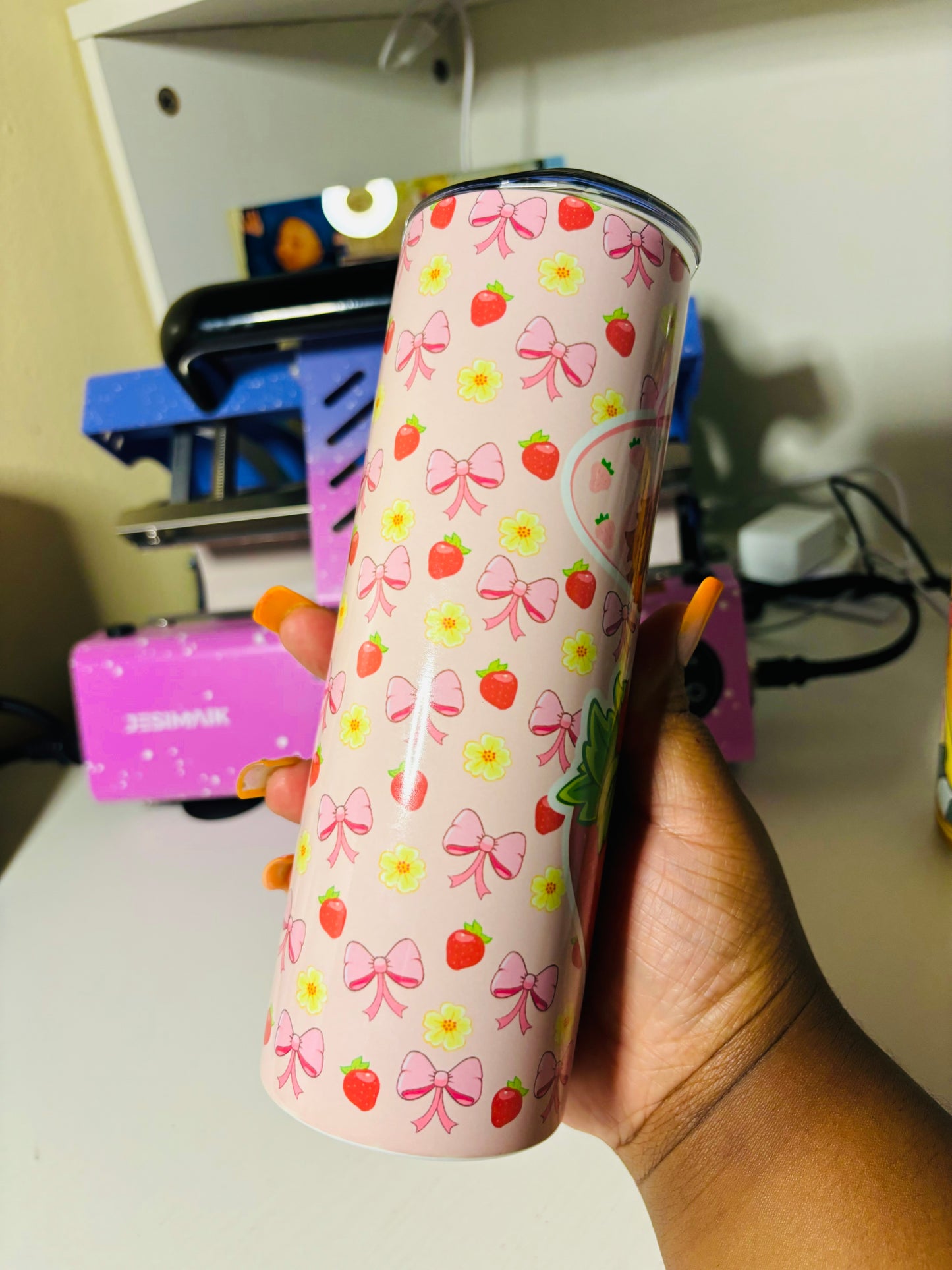 Strawberry shortcake tumbler