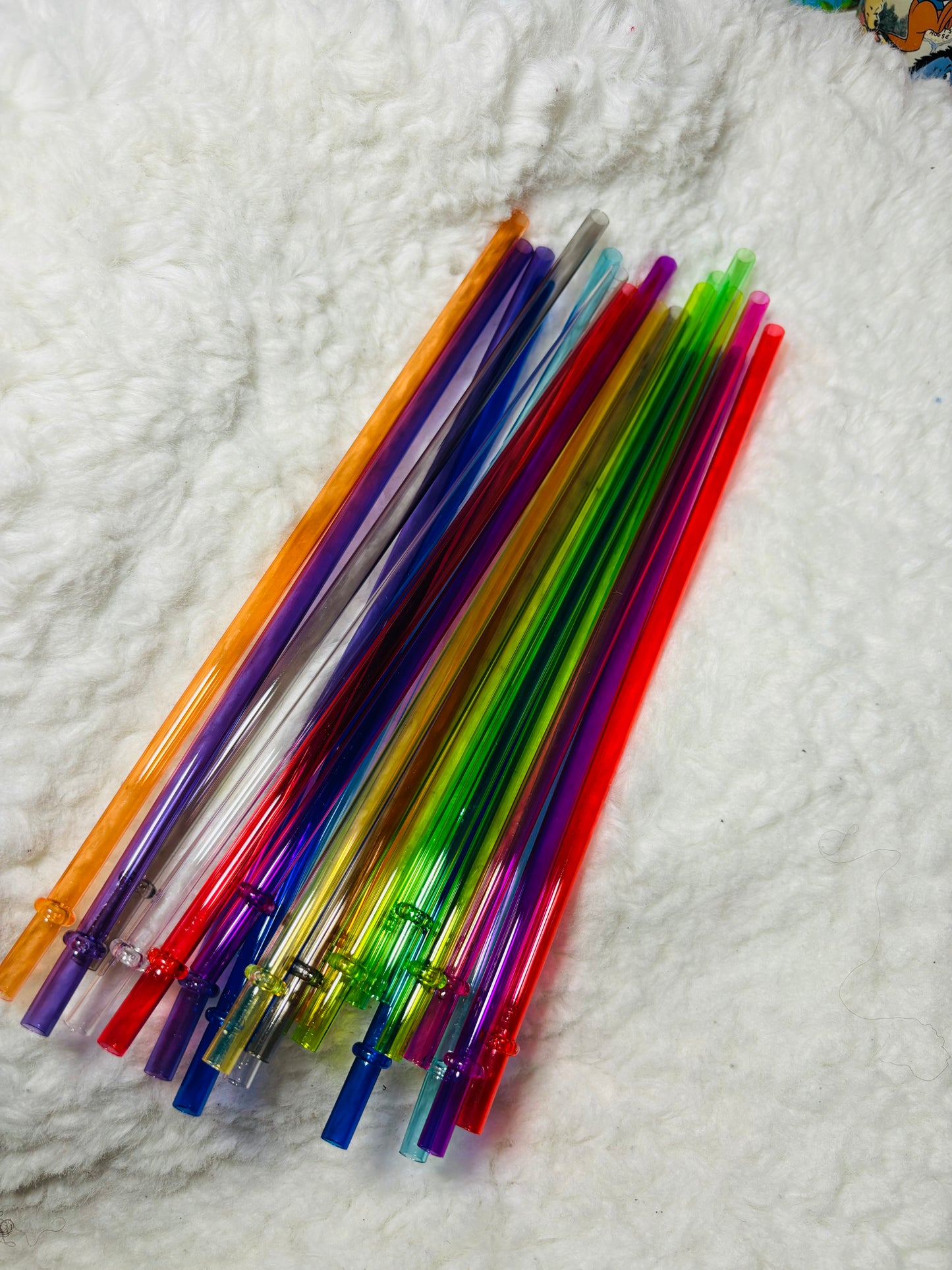 Colorful straw 20-24oz cups