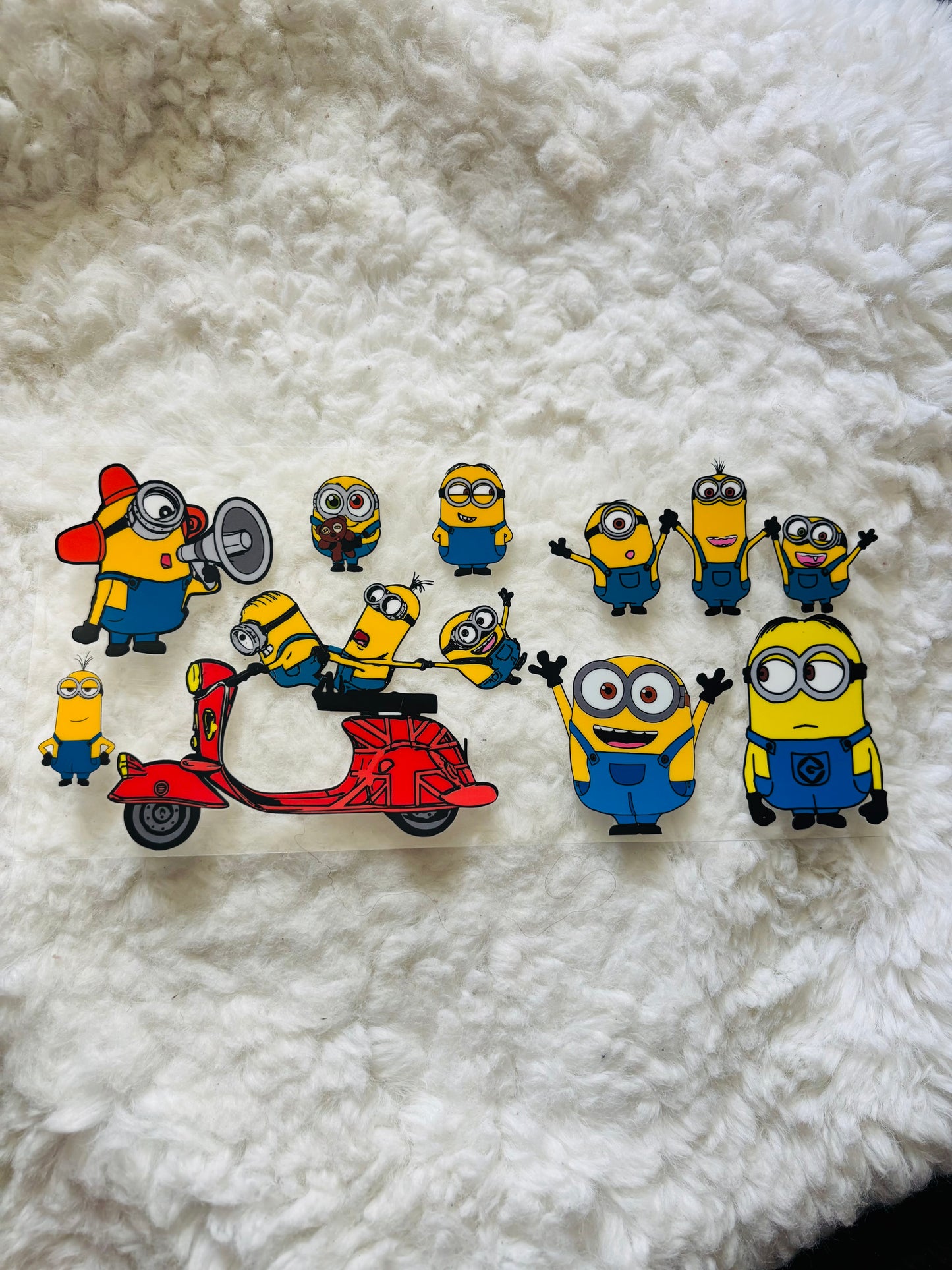 Minion ride uvdtf wrap