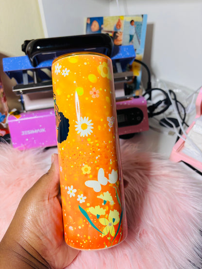 Orange blossom 20oz tumbler