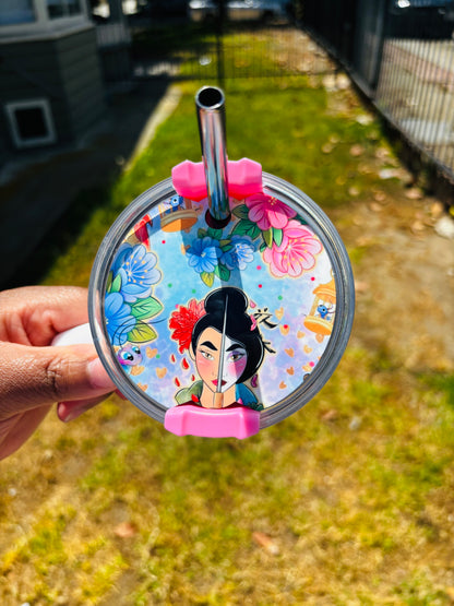 Mulan blooms 40oz tumbler