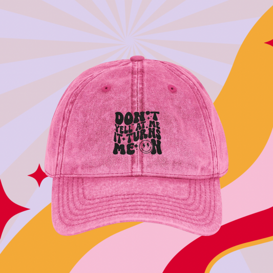 Don’t yell Vintage Embroidered Cap