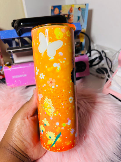 Orange blossom 20oz tumbler