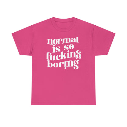 Don't be boring Unisex Heavy Cotton Tee