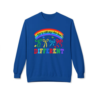 It’s OK to Be Different Rainbow Crewneck sweatshirt