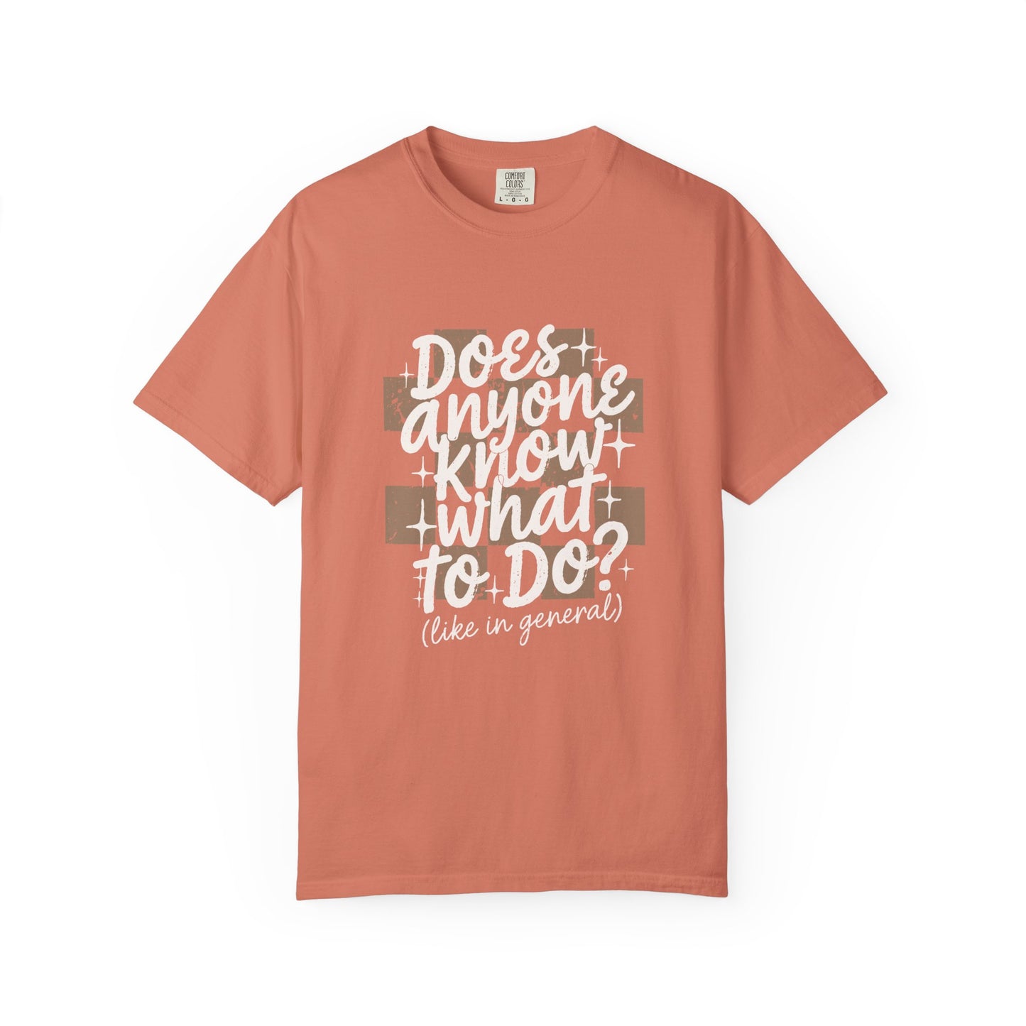 Does anyone know what to do Unisex Garment-Dyed T-shirt