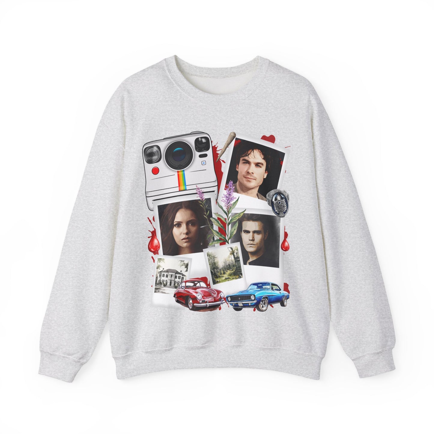 Vampire diaries  Collage Crewneck Sweatshirt