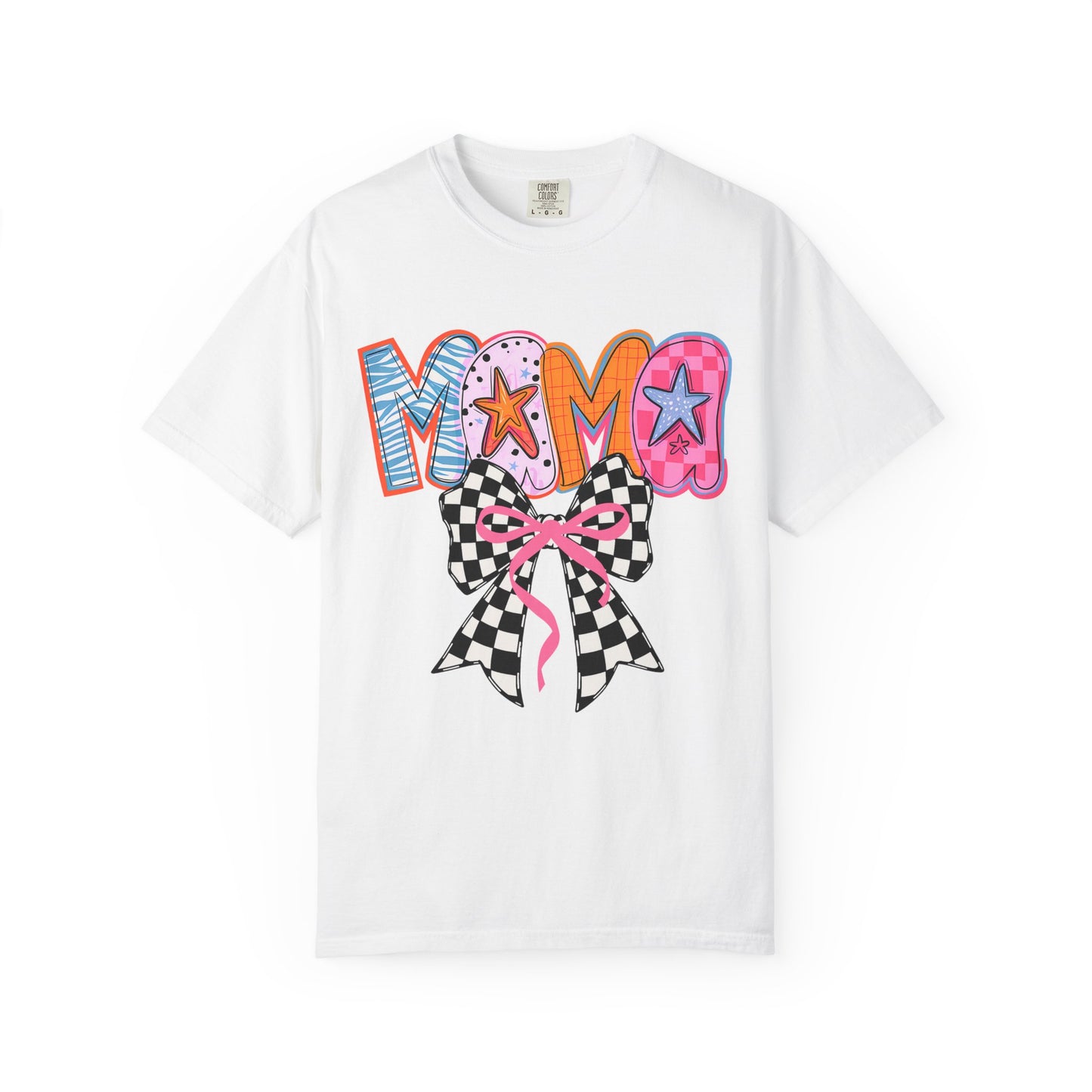Vibrant Mom T-Shirt | Fun Gift for Mothers, Cute Family Outing Tee, Mother's Day Apparel, Colorful Graphic Shirt, Casual Everyday Wear