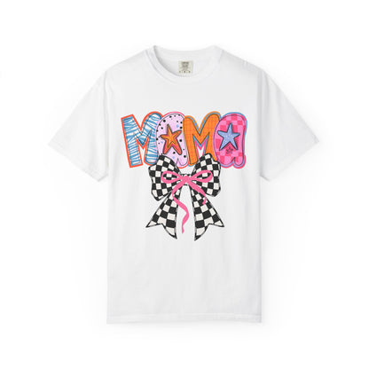 Vibrant Mom T-Shirt | Fun Gift for Mothers, Cute Family Outing Tee, Mother's Day Apparel, Colorful Graphic Shirt, Casual Everyday Wear