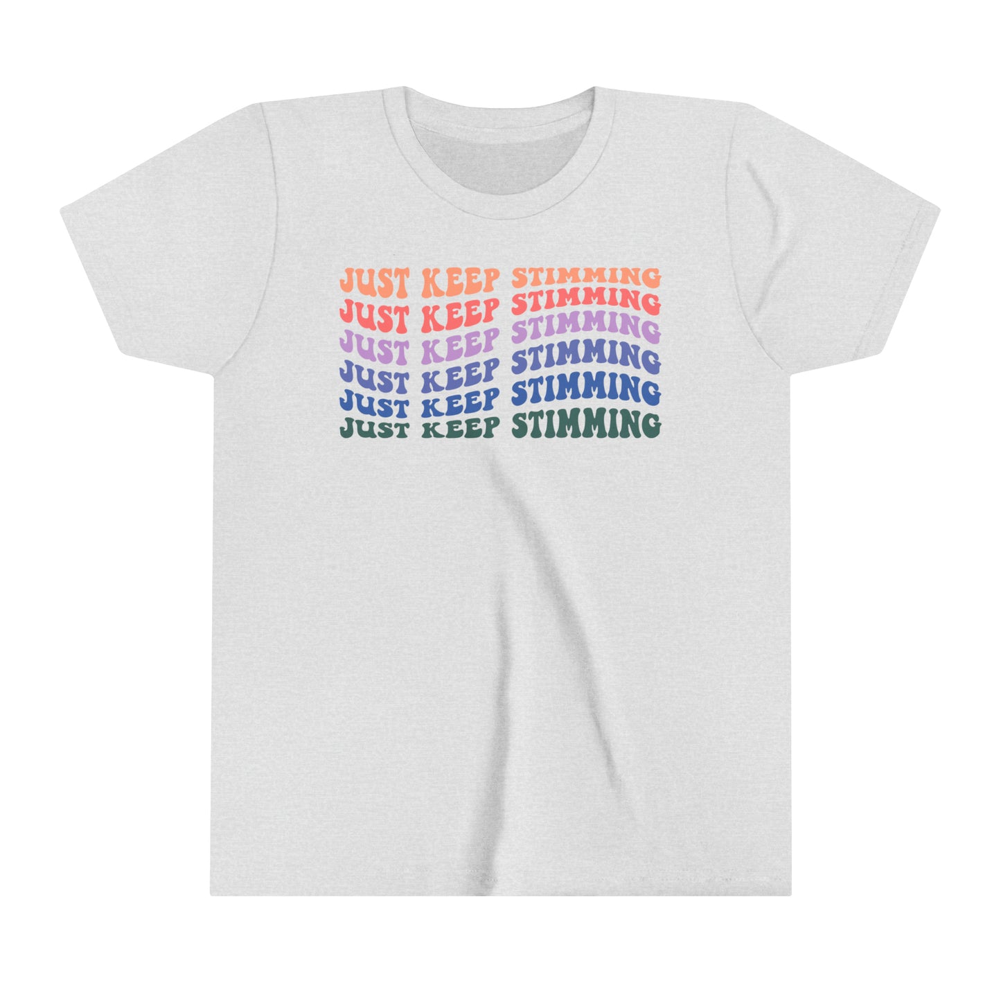 just keep stimming Youth Short Sleeve Tee