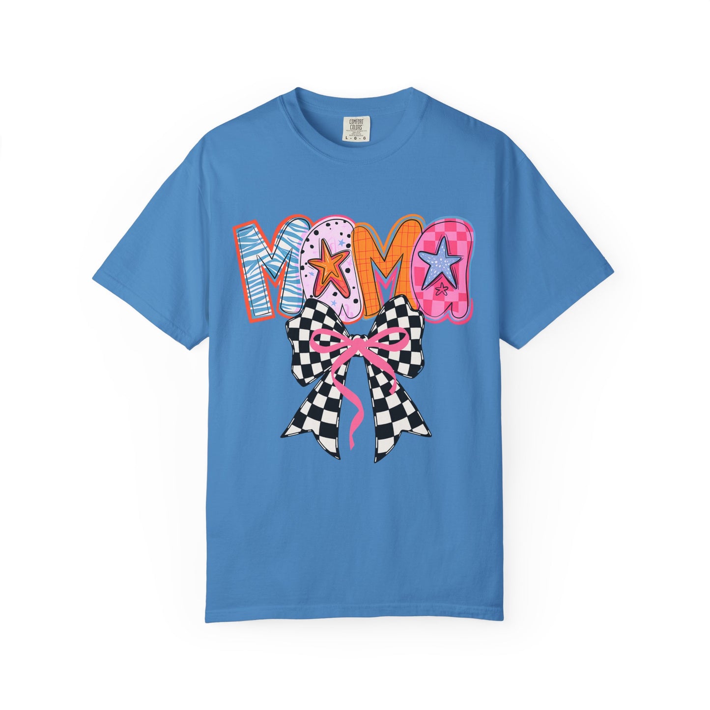 Vibrant Mom T-Shirt | Fun Gift for Mothers, Cute Family Outing Tee, Mother's Day Apparel, Colorful Graphic Shirt, Casual Everyday Wear