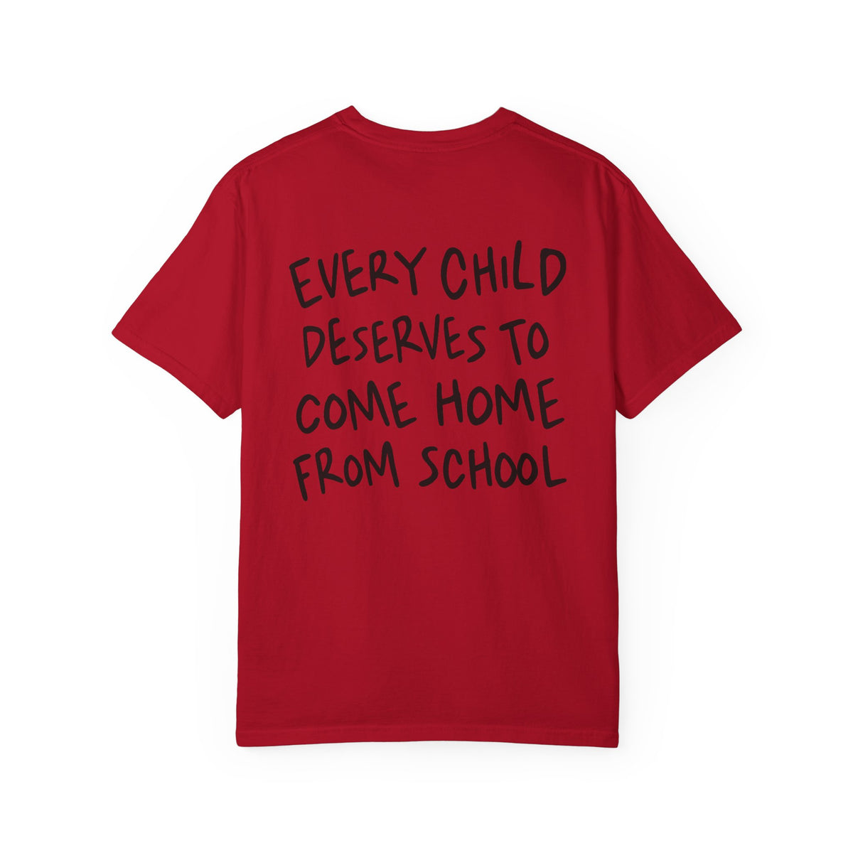 Every child back design Unisex Garment-Dyed T-shirt