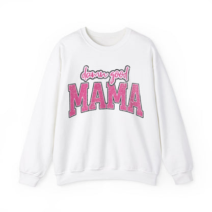 Damn good mama Unisex Heavy Blend™ Crewneck Sweatshirt