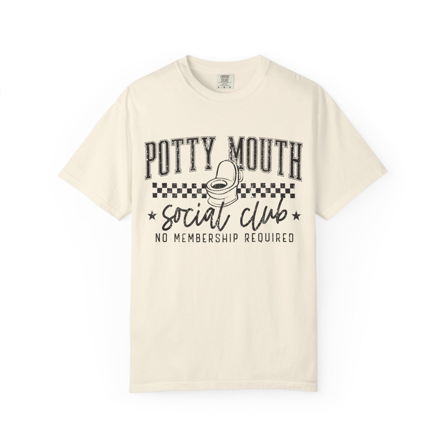 Potty Mouth Social Club T-Shirt — Funny Toilet Graphic Tee