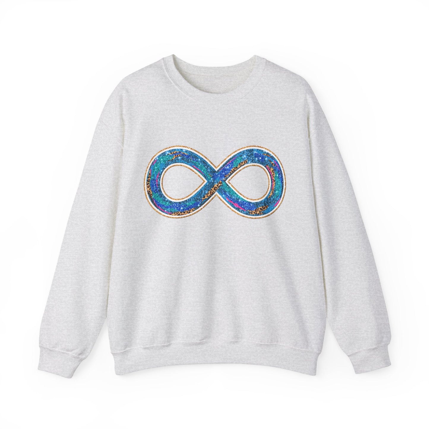 autism infinity symbol Unisex Heavy Blend™ Crewneck Sweatshirt