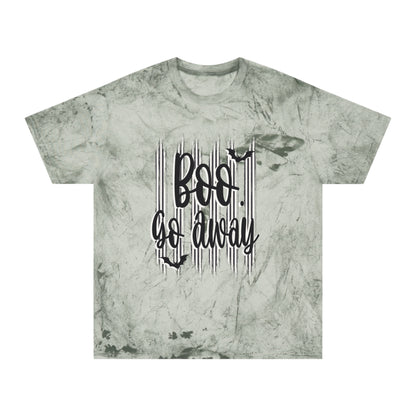Boo go away Unisex Color Blast T-Shirt l'