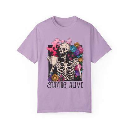 staying alive Unisex Garment-Dyed T-shirt