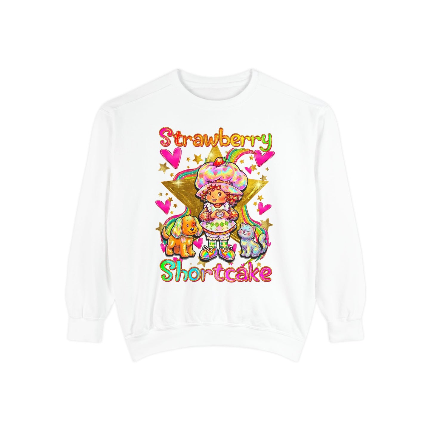Strawberry Shortcake Sweatshirt — Vintage Cute Character Pullover
