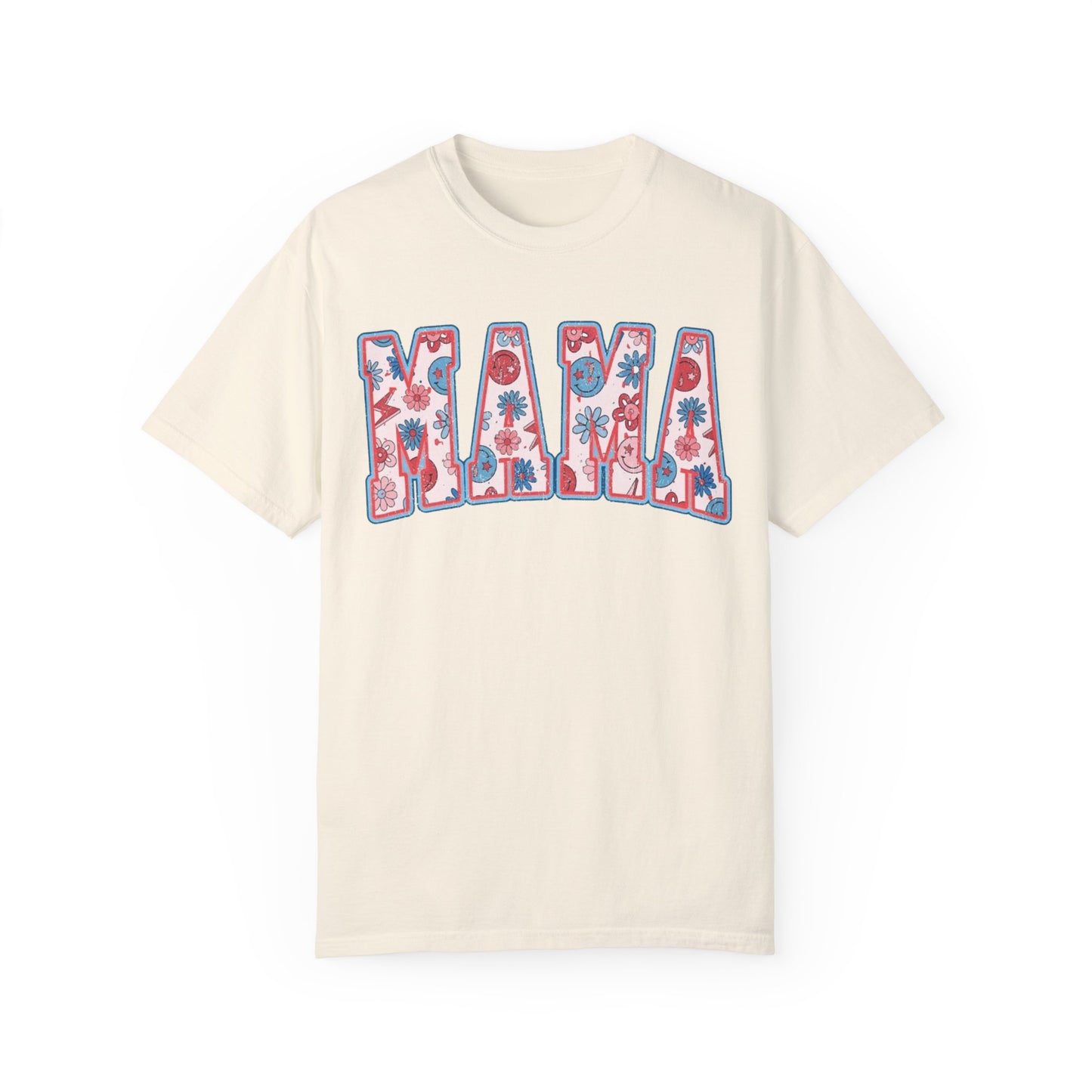 Smiley mama Unisex Garment-Dyed T-shirt