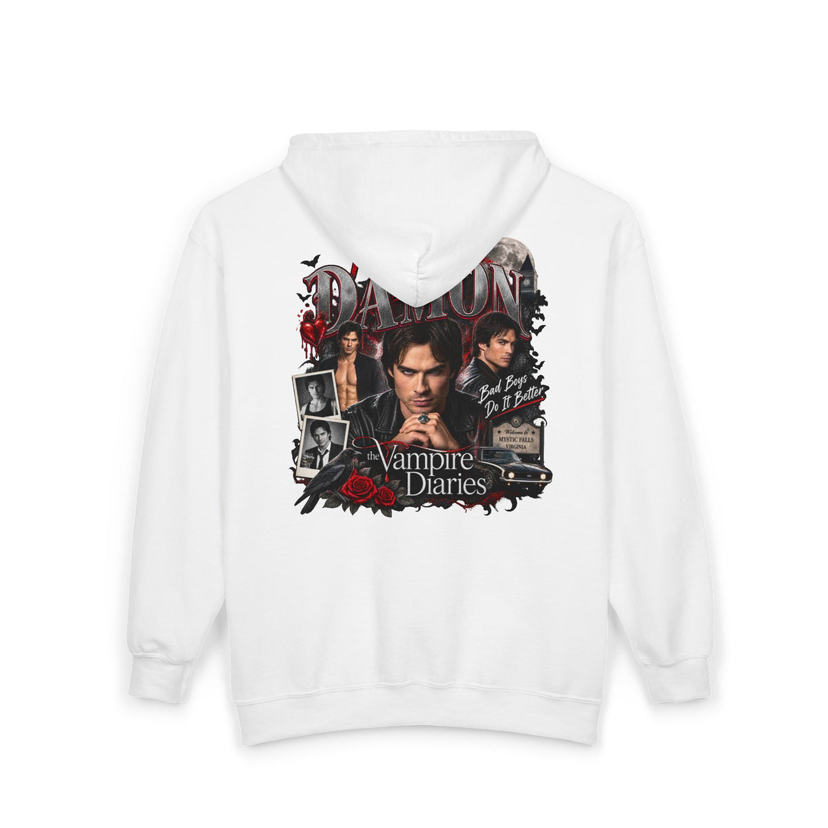 Team  Damon Unisex Heavy Blend™ Full Zip Hooded Sweatshirt