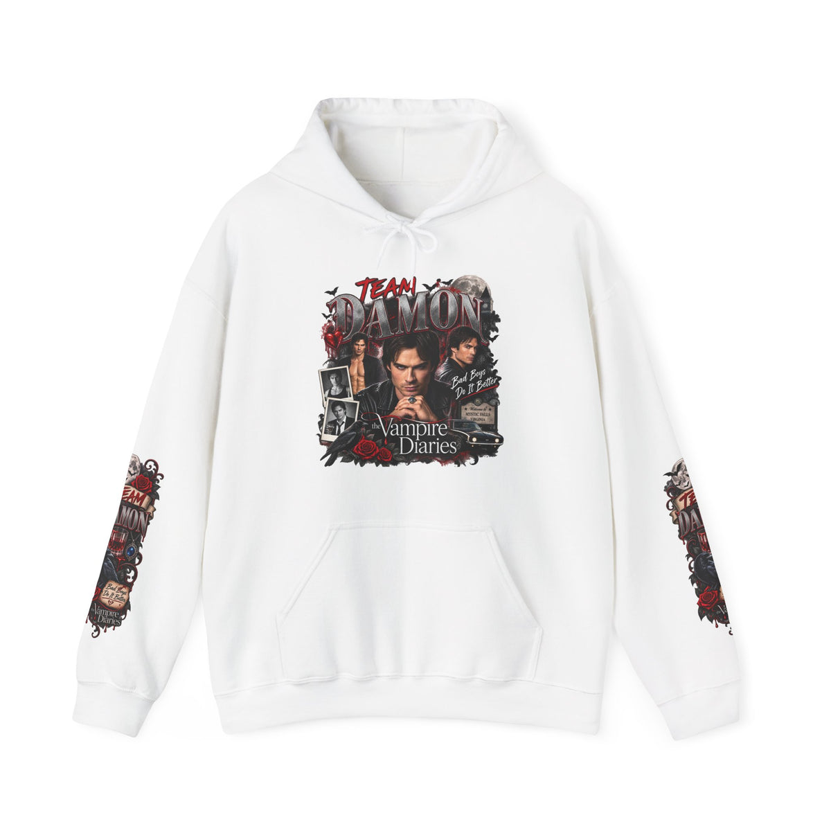 Team Damon Unisex Heavy Blend™ Hooded Sweatshirt