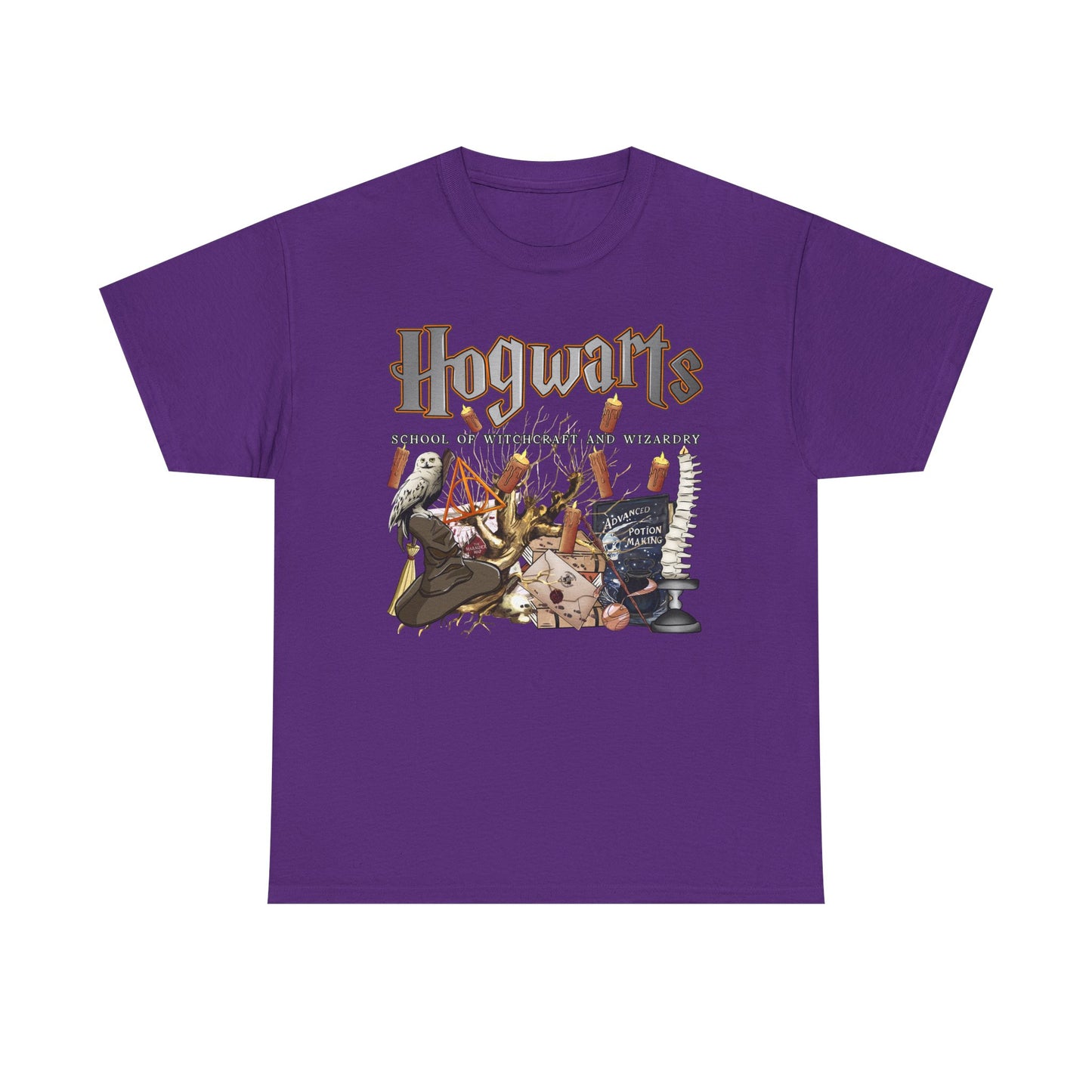Hogwarts-Themed Unisex Cotton Tee