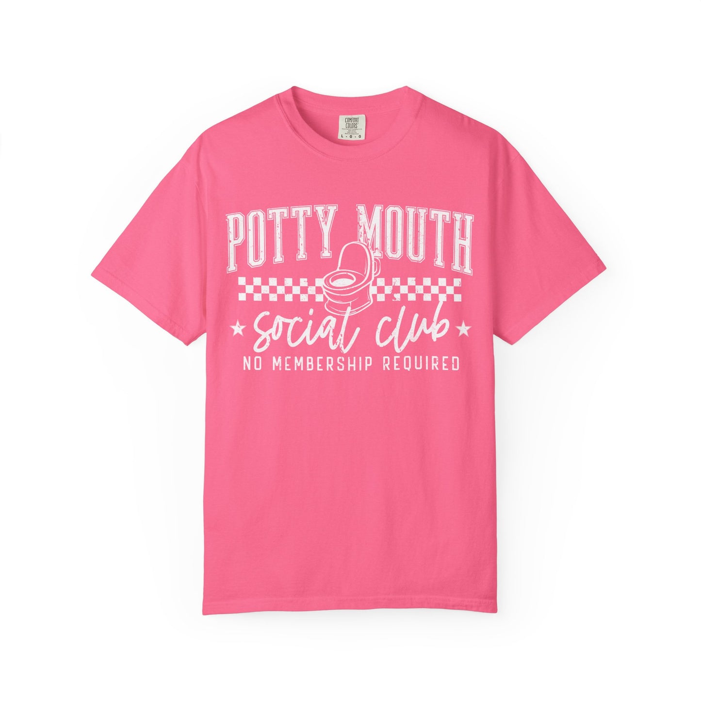 Potty Mouth Social Club T-Shirt — Funny Toilet Graphic Tee