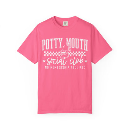 Potty Mouth Social Club T-Shirt — Funny Toilet Graphic Tee