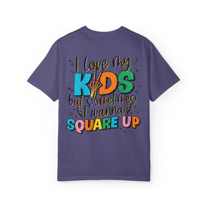 Square up Unisex Garment-Dyed T-shirt