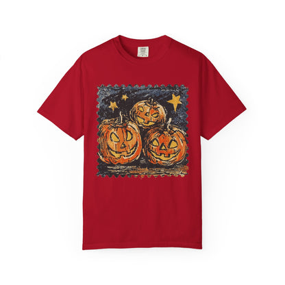 Midnight pumpkins Unisex Garment-Dyed T-shirt