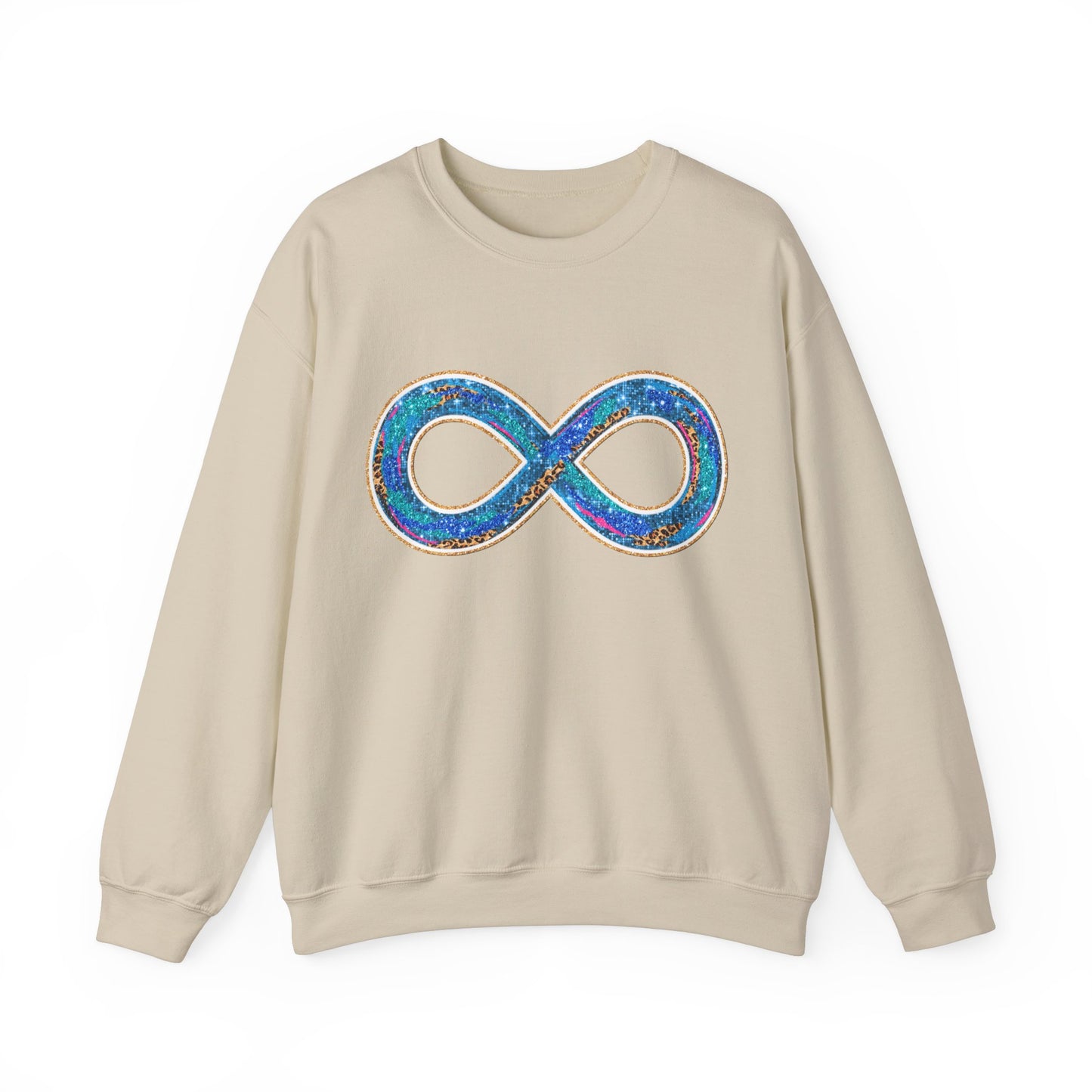 autism infinity symbol Unisex Heavy Blend™ Crewneck Sweatshirt