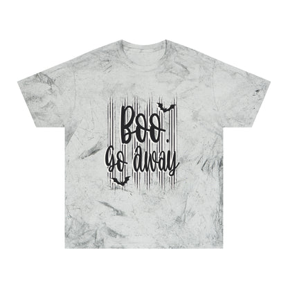 Boo go away Unisex Color Blast T-Shirt l'