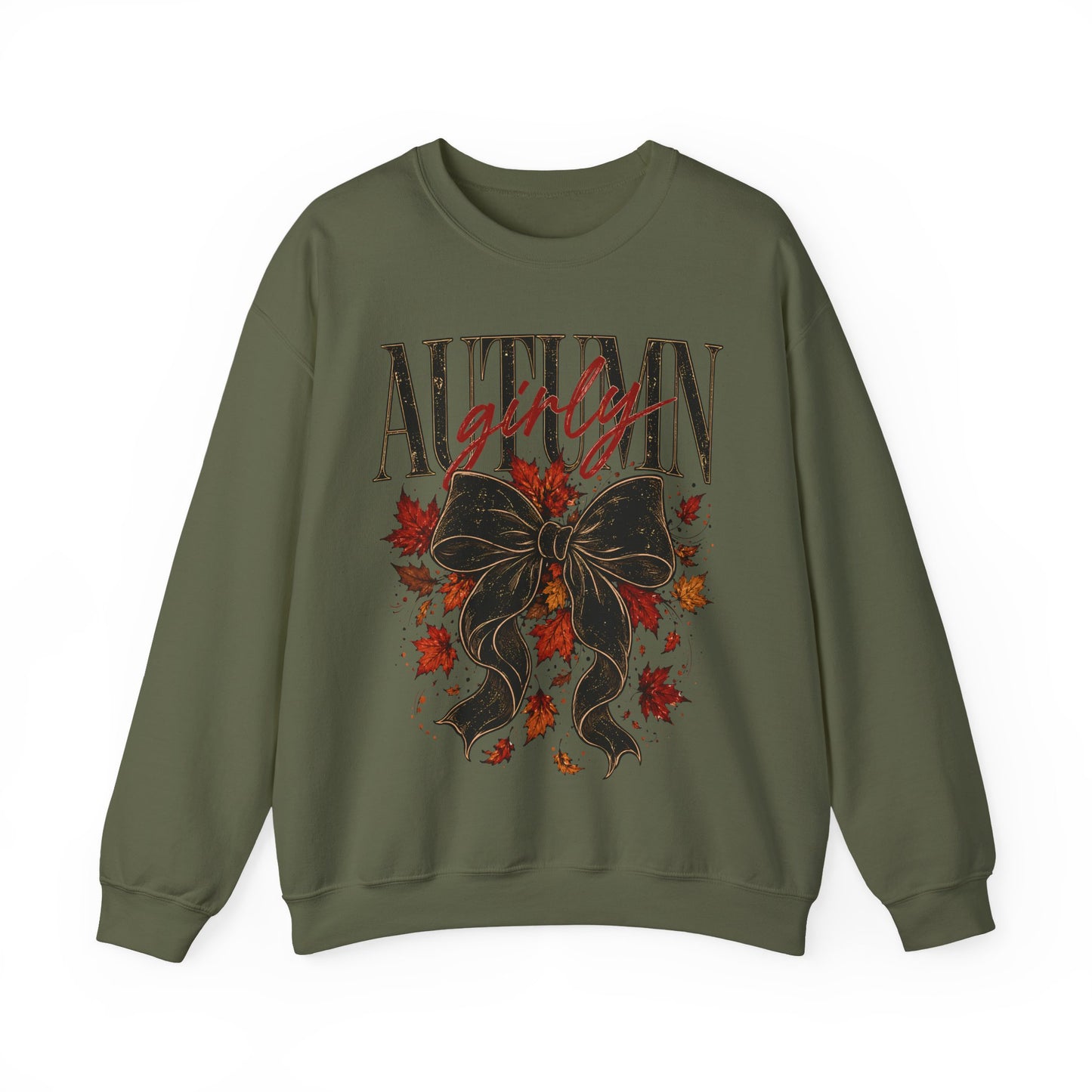 Autumn girly Unisex Heavy Blend™ Crewneck Sweatshirt