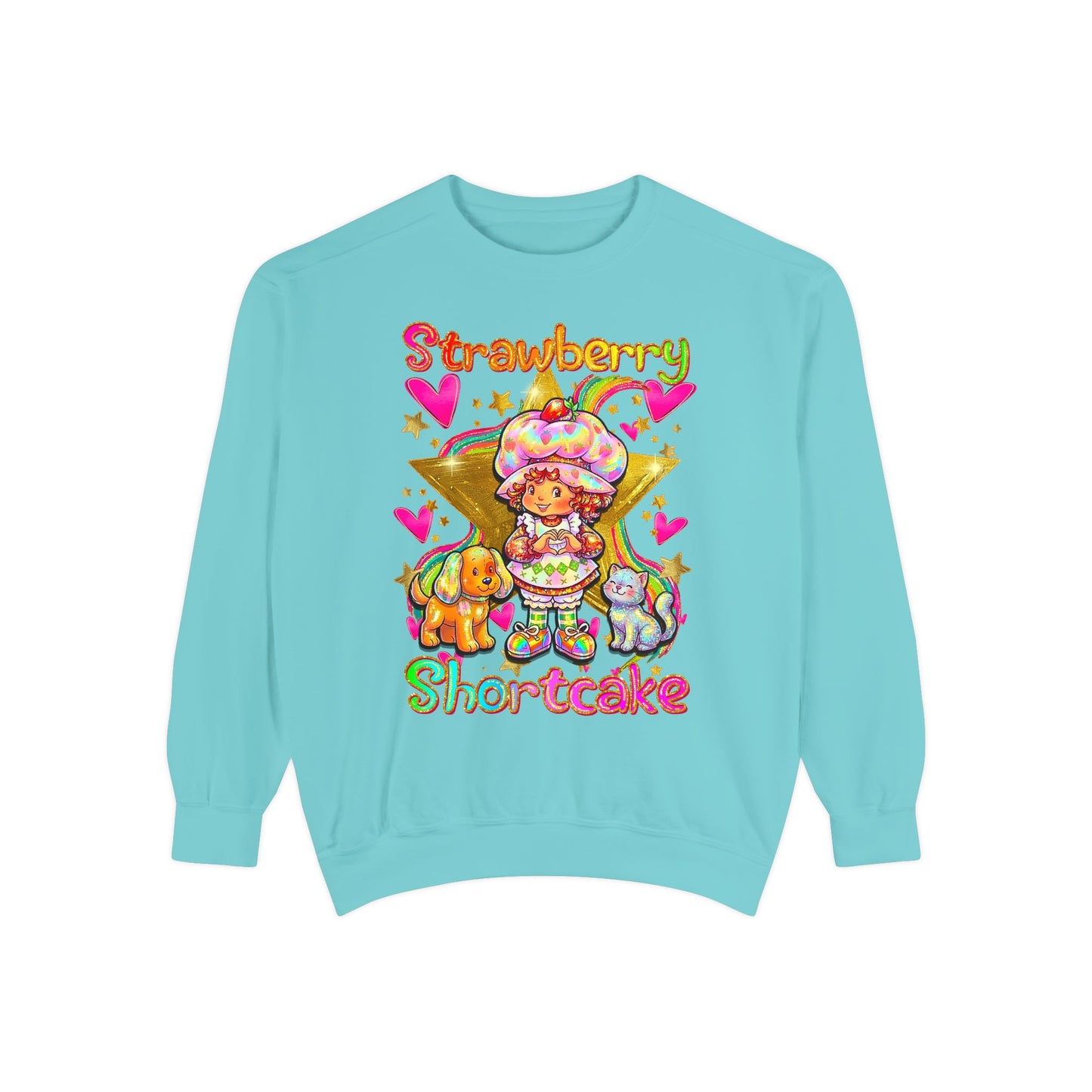 Strawberry Shortcake Sweatshirt — Vintage Cute Character Pullover