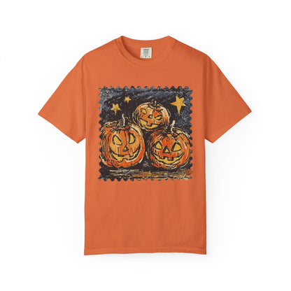 Midnight pumpkins Unisex Garment-Dyed T-shirt